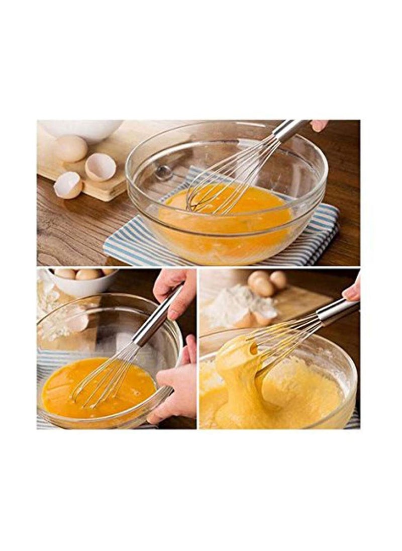 IDEAL PRIME IDEAL PRIME Heavy Duty Stainless Steel Manual Blender Mathani Whisk Potato Masher Set of 3 Steel Pav Bhaji Maker Spring Mathani Egg Beater Pack of 3  - Image 3