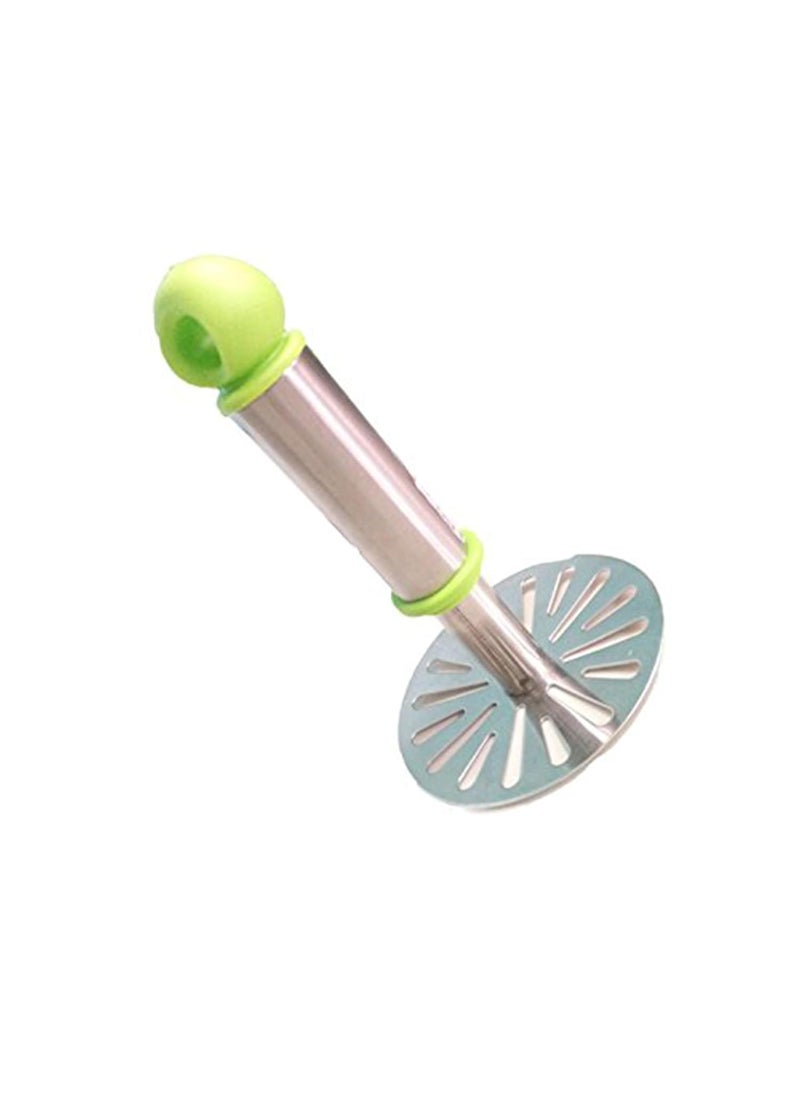 IDEAL PRIME IDEAL PRIME Heavy Duty Stainless Steel Manual Blender Mathani Whisk Potato Masher Set of 3 Steel Pav Bhaji Maker Spring Mathani Egg Beater Pack of 3  - Image 4