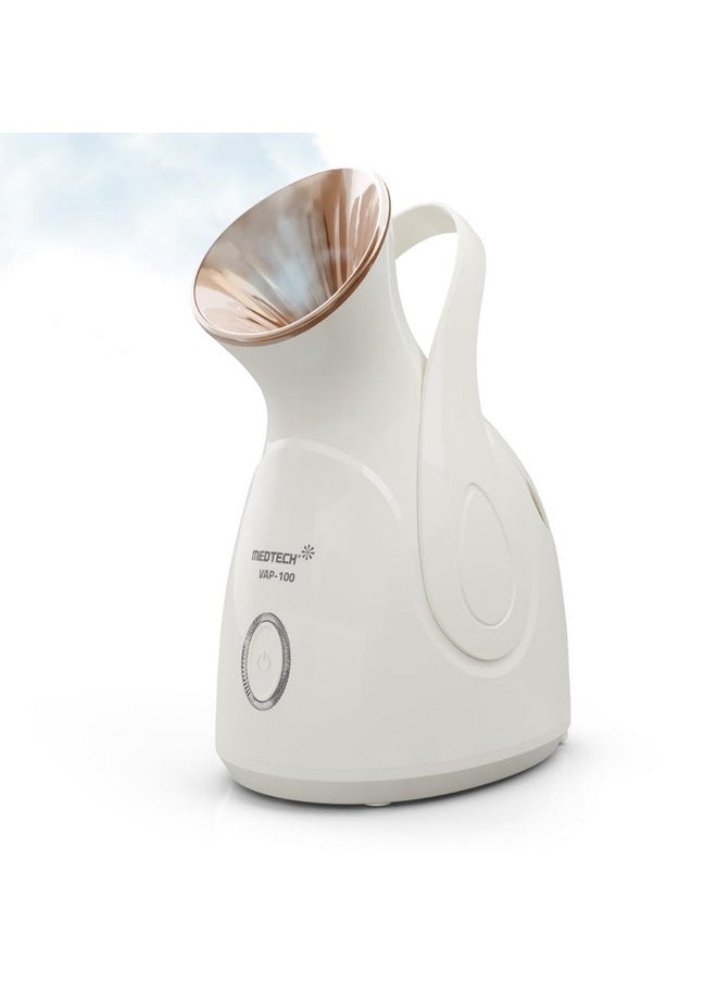 MEDTECH - Handyvap Vap100 Steamer For Cold & Cough, Vapourizer & Steamer For Face Steam, Steam Inhaler & Vaporizer Machine With Nanoionic Technology, Fast Mist In 30Sec & 1 Year Warranty Vap100 - Image 1