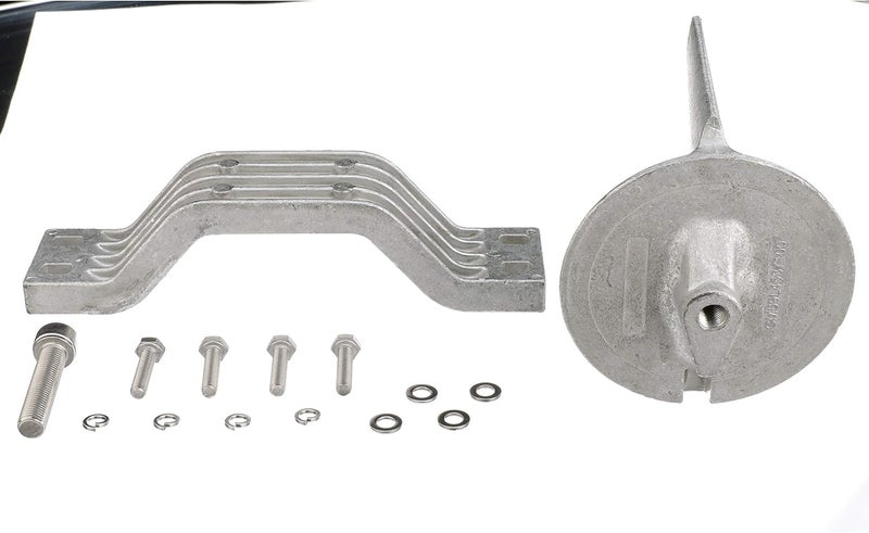 Quicksilver 8M6007987 Aluminum Anode Kit for Yamaha High Performance 200-300 Hp Outboards - Image 1