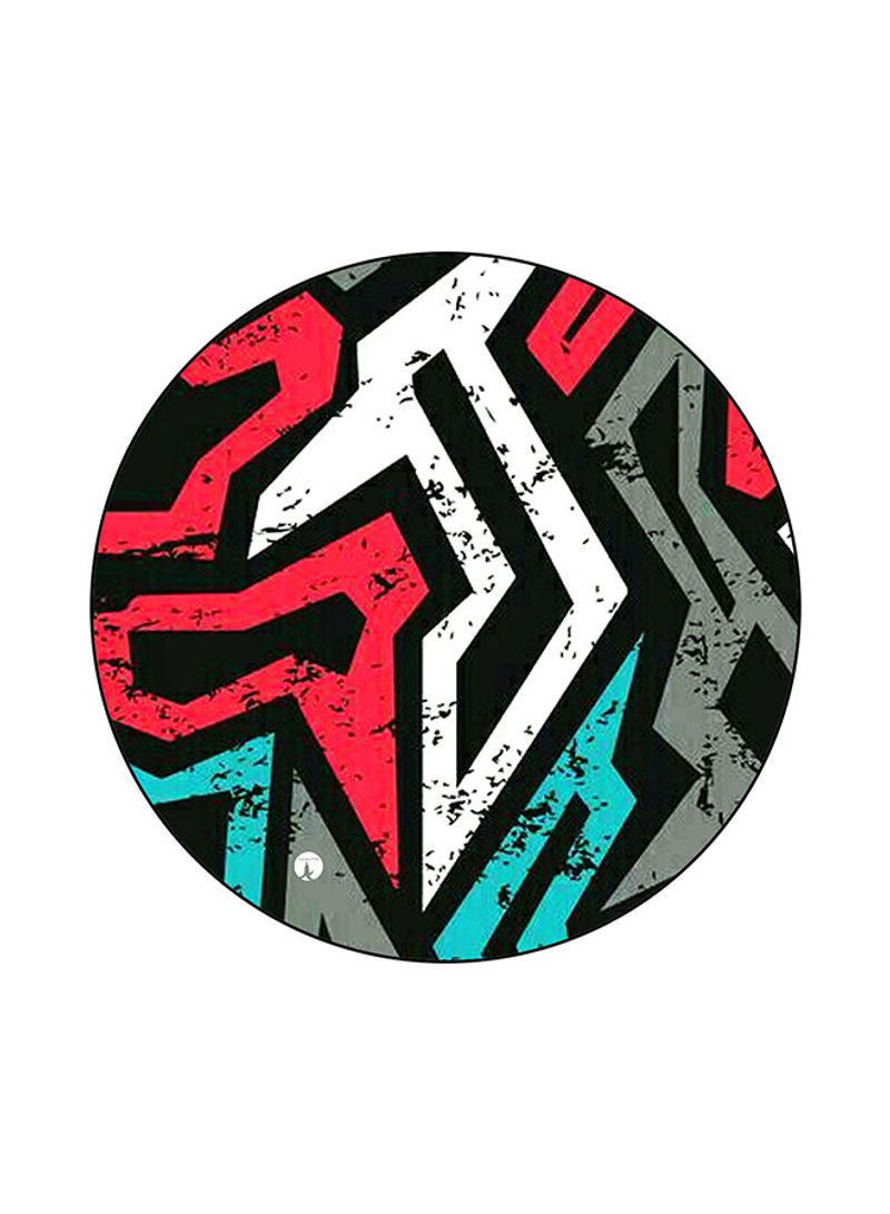 RKN Graffiti Round Mouse Pad Multicolor