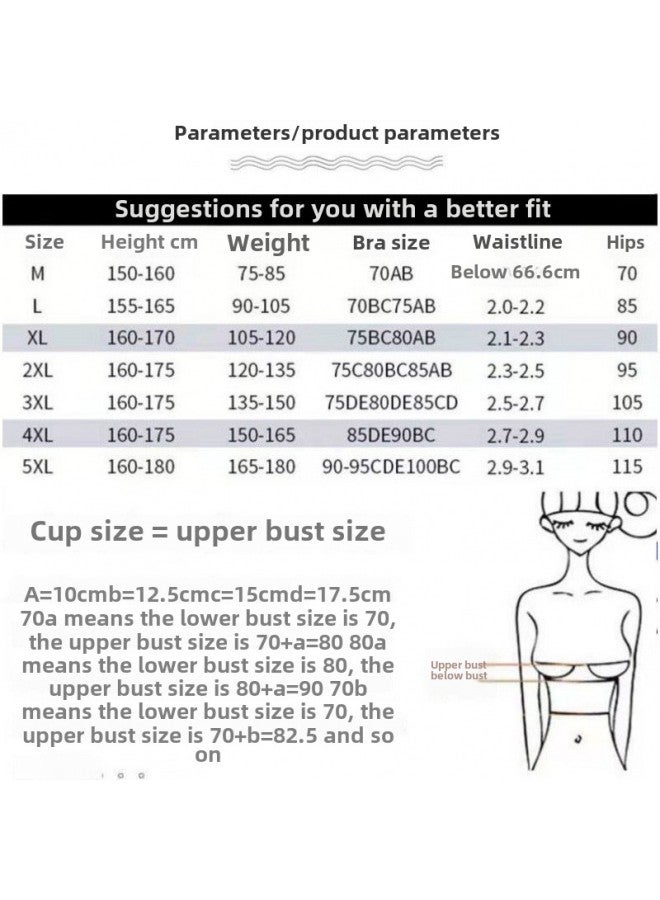 Generic Special Offer Swimwear Women's Plus Size Elderly Swimming Suit Chubby Girl Loose Conjoined Flat Corner Conservative Plus Fertilizer Hot Spring Swimwear-Color:Navy Blue Circle-Size:Xl ( 50-60kg ) - Image 5