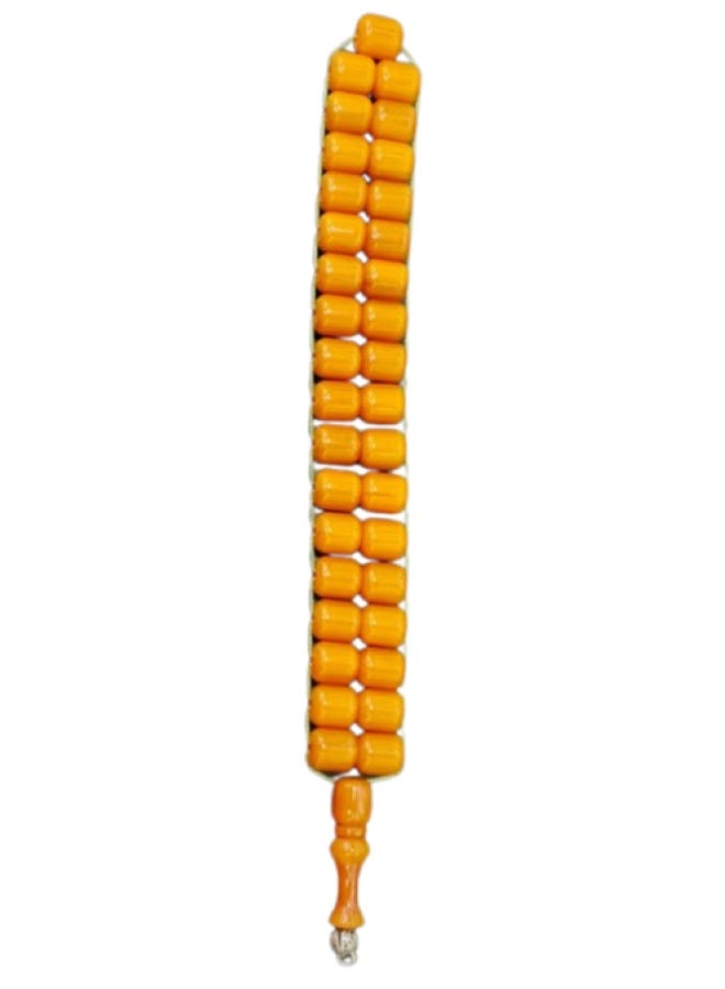 Sandalus Rosary Prayer Beads, 9x10.2mm Orange