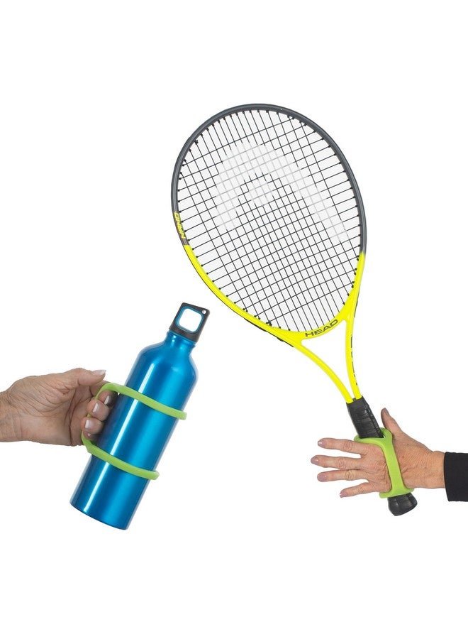 EazyHold Adaptive Handle for Sports, Tools, Cups and Bottles for Kids, Adults, Veterans, Seniors, Independent Living Accessory for Weak Grip, Stroke, Cerebral Palsy, Arthritis (2 Pack) - Image 1