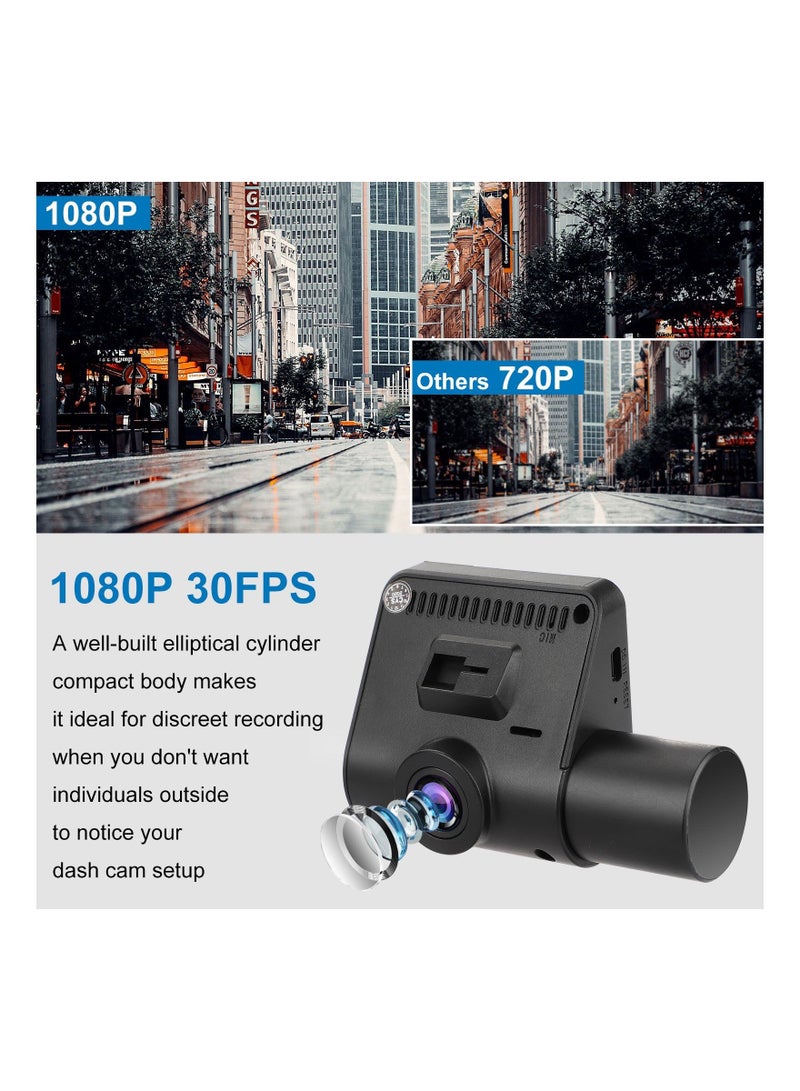 Generic Dual Dash Cam GPS for Cars Full HD 1080P, 2 Inch LCD Screen, Front and Rear Camera for cars with Parking Monitor, Loop Recording, Night Vision, G-Sensor  - Image 3