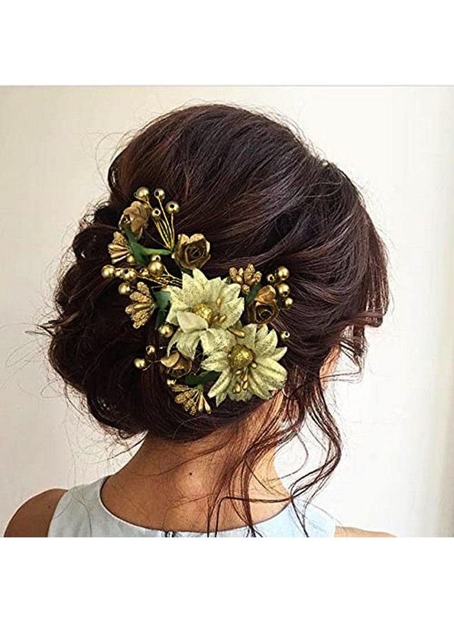 Women Artificial Rose Flower Made Hair Accessories And Hair Pin For Women 2166 Gold Pack Of 1 - pzsku/ZFB0113C0E5B0DB177B2BZ/45/_/1690021965/4435614c-ba99-41bf-905e-a935a810cf7b