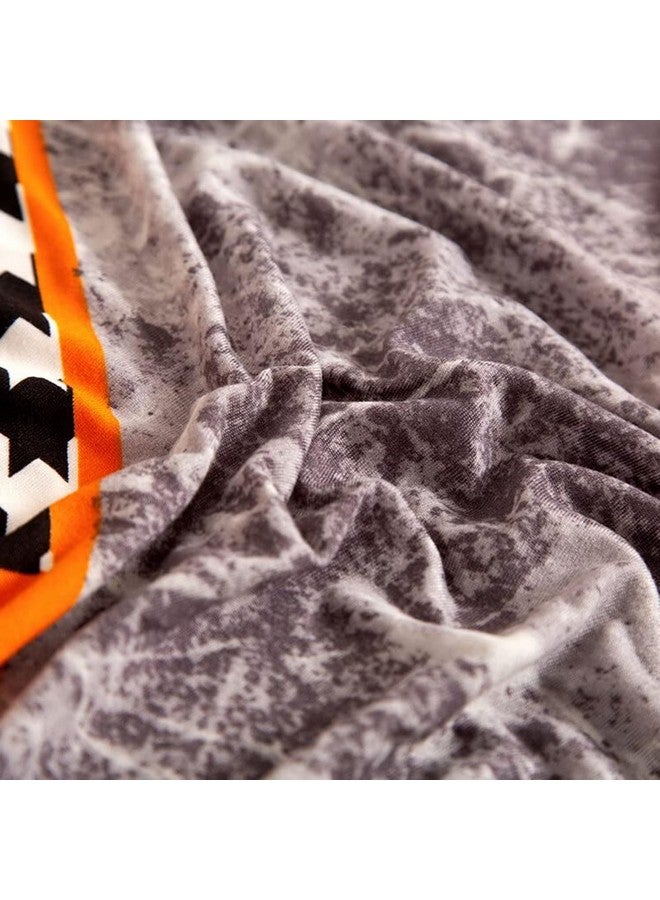 Lukzer Universal 4 Seater Sofa Cover With 2 Pillow Case 140 Gsm Big Elasticity Slipcover For Couch Protector Stretchable (Colorful Patterned Design/230-300Cm) Sc-034-04, Multicolor - Image 5