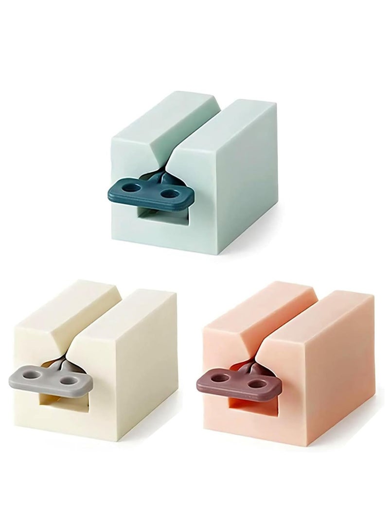 Oasisgalore 3 PCS Toothpaste Squeezer Rolling Toothpaste Tube Squeezer with Frosted Handles，Save Toothpaste and Creams - Image 1