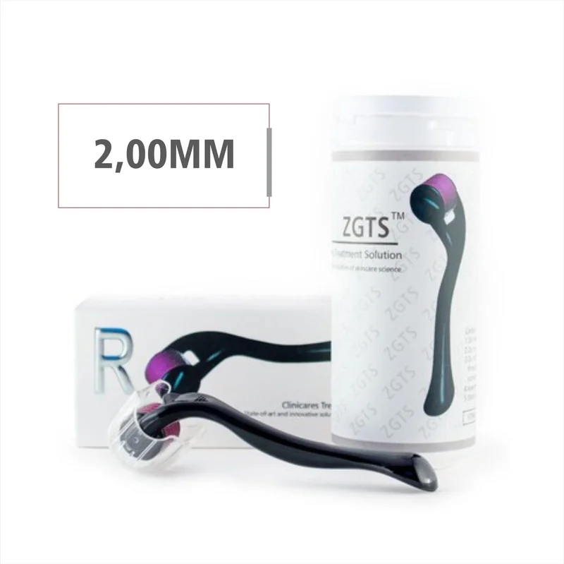 ZGTS Dermaroller 540 Needle Titanium Derma Roller 2,00mm