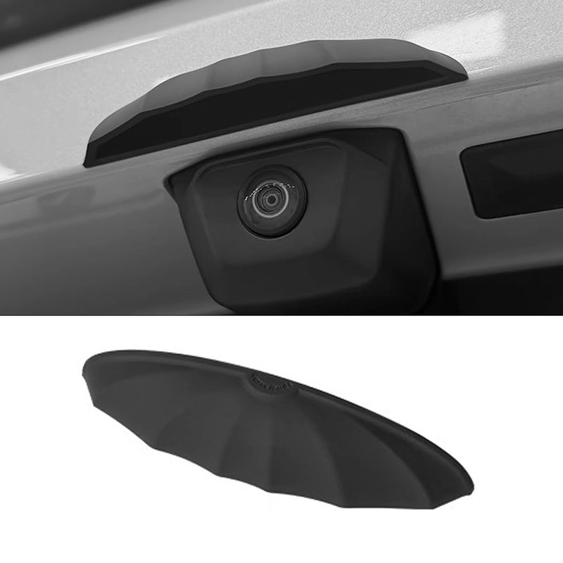 muekzru Universal Car reversing Camera rain Cover, car Thick Camera Protection Sticker, Silicone rain Sticker, Non-Destructive Adhesion (Black) - Image 1