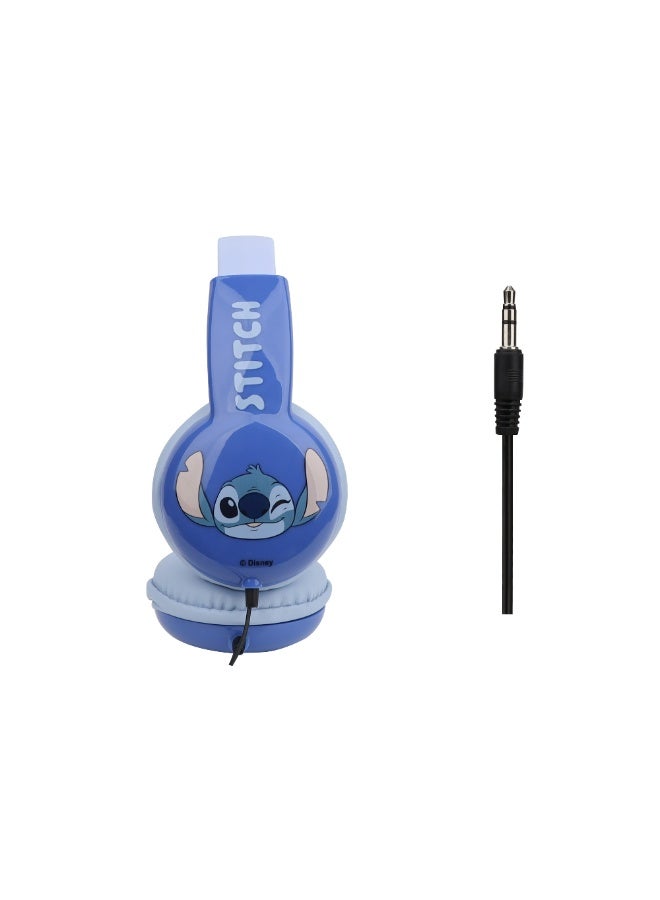 STITCH ديزني - سماعات رأس سلكية للأطفال ستتش - زرقاء - Image 1