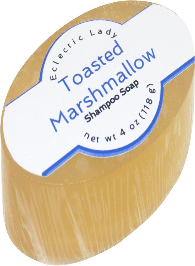 Eclectic Lady Toasted Marshmallow Shampoo Soap Bar with Pure Argan Oil, Silk Protein, Honey Protein and Extracts of Calendula Flower, Aloe, Carrageenan, Sunflower - 4 oz Bar - Image 3