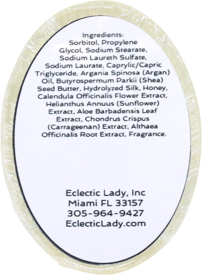 Eclectic Lady Toasted Marshmallow Shampoo Soap Bar with Pure Argan Oil, Silk Protein, Honey Protein and Extracts of Calendula Flower, Aloe, Carrageenan, Sunflower - 4 oz Bar - Image 5