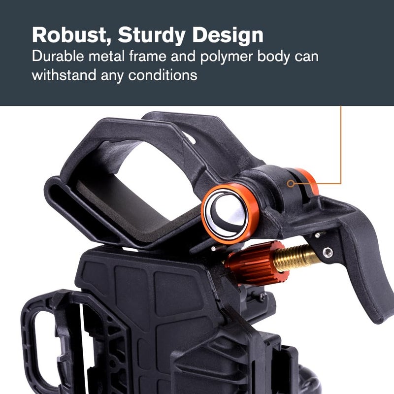 سلسترون محول الهاتف الذكي العالمي Celestron 81055 NexYZ ذو 3 محاور، تصميم حاصل على براءة اختراع - يعمل مع التلسكوبات ومناظير التركيز والمناظير الثنائية والمجاهر، أسود - Image 5