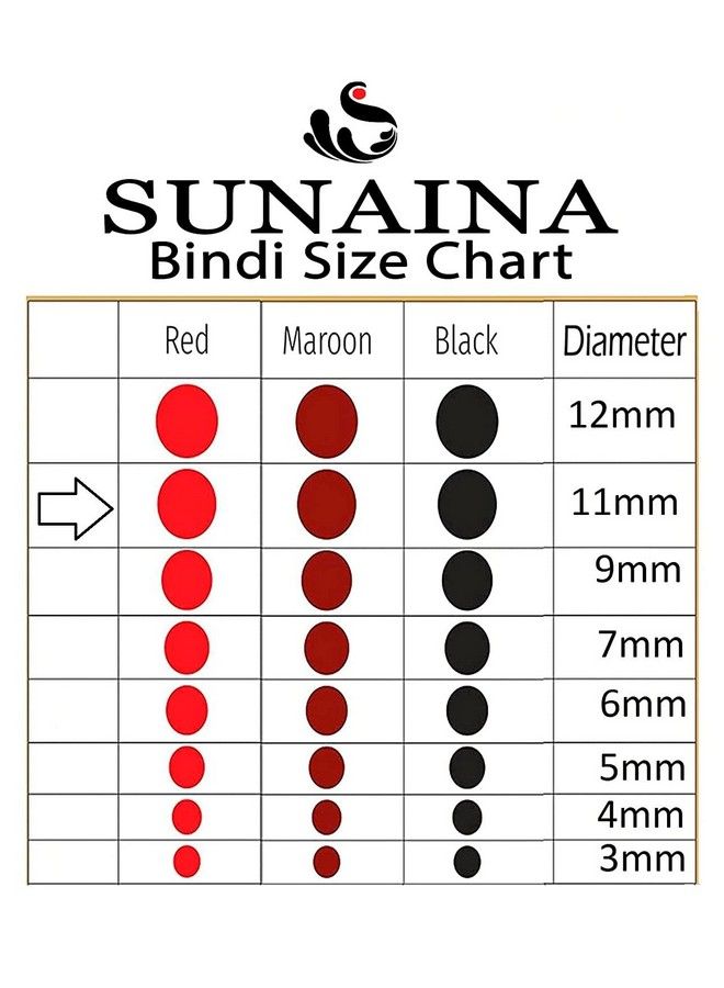 Sunaina بنديس دائري أسود متطابق للنساء مقاس 2 (حجم 11 مم، عبوة من 180 بنديس) - Image 5