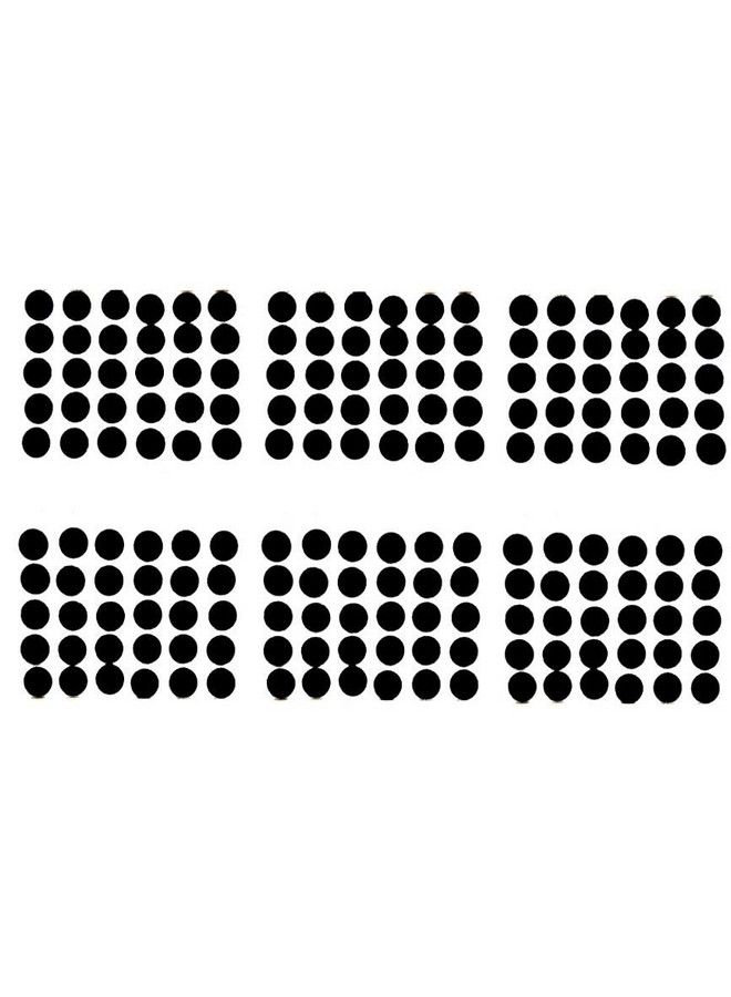 Sunaina بنديس دائري أسود متطابق للنساء مقاس 2 (حجم 11 مم، عبوة من 180 بنديس) - Image 4