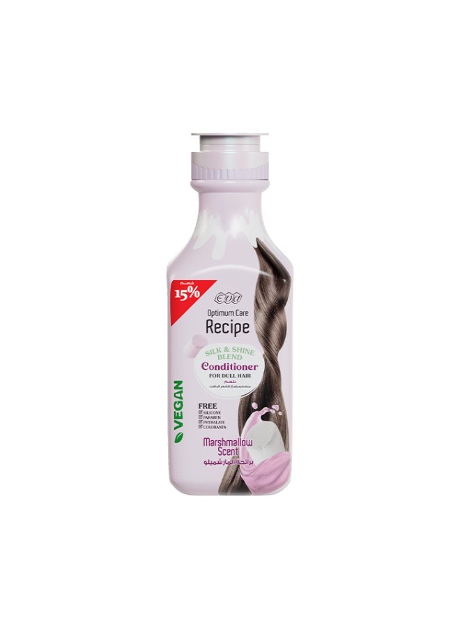 Recipe Silk & Shine Blend Conditioner Marshmallow Scent 350 Ml ( Special Offer 15 % )