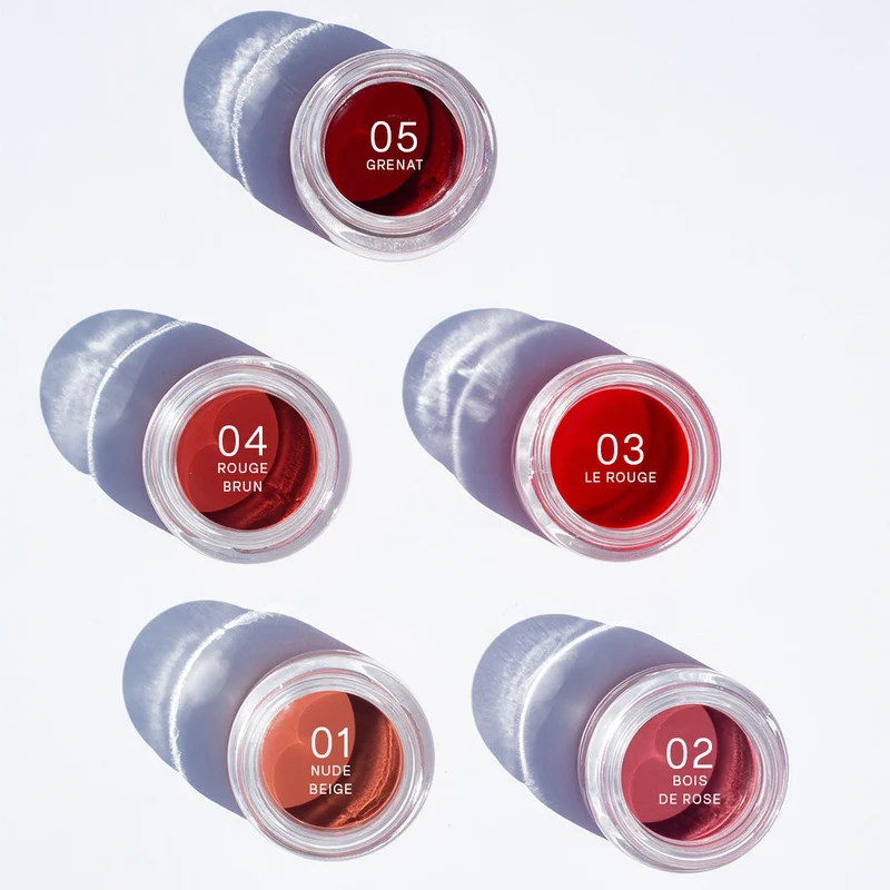 LA CRIQUE Tinted Lip Balm & Moisturizing Blush - 04 Red Brown