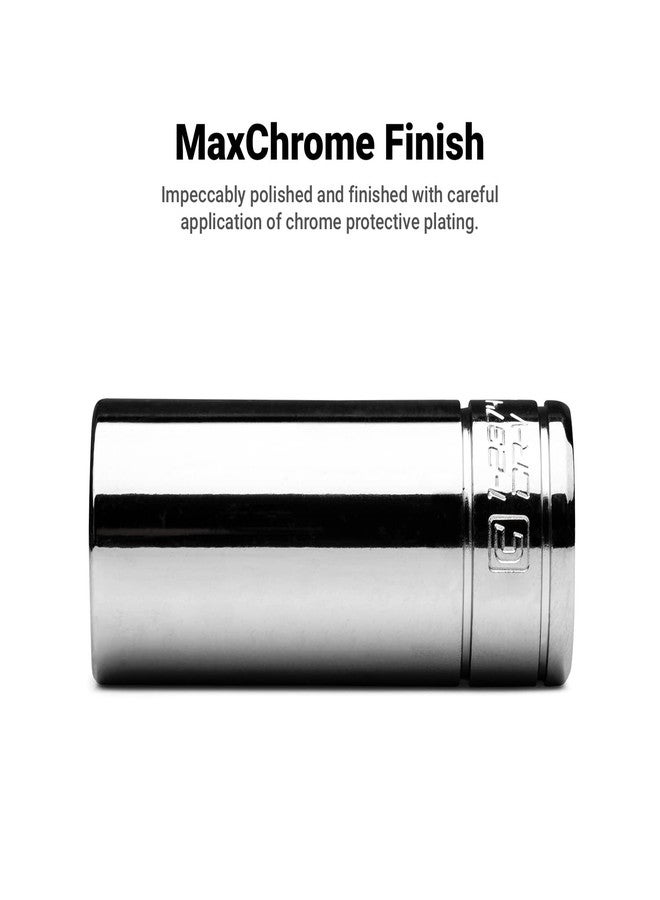 Capri Tools 1/4-Inch Deep Socket, 3/8-Inch Drive, 6-Point, SAE - Image 4