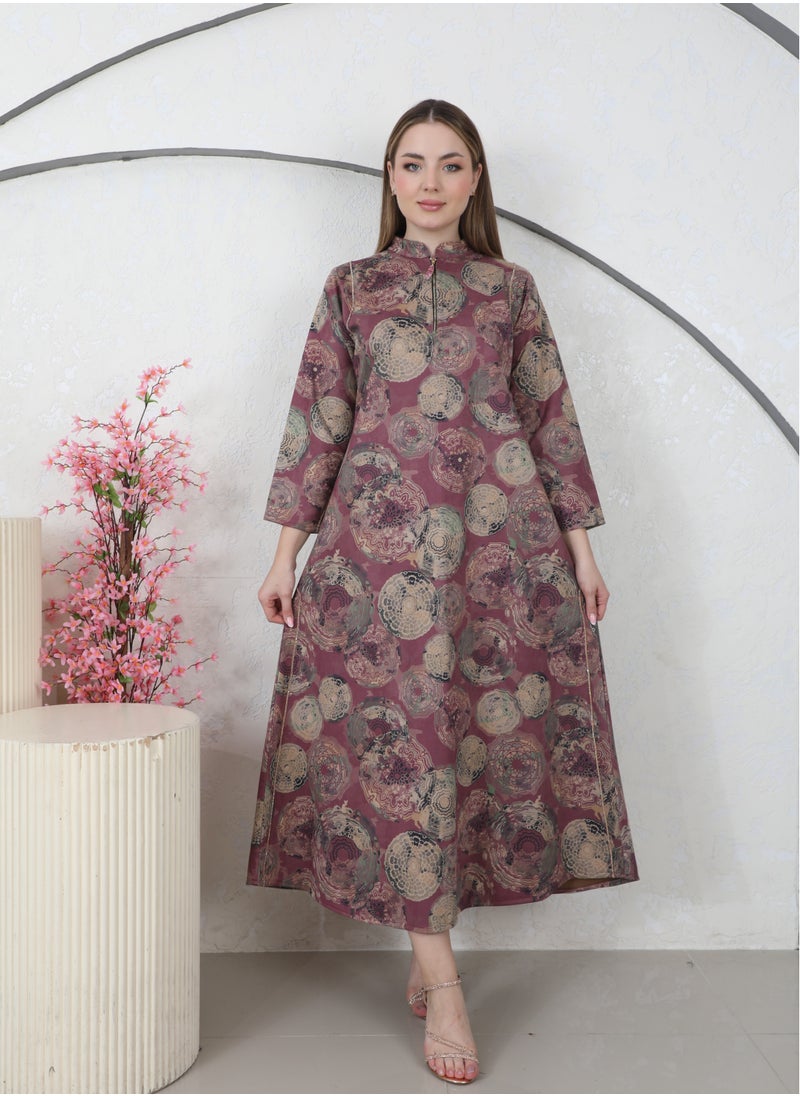 Bint Al Bilad Bint al Bilad Ready-to-Wear Winter Jalabiya - Elegant Shamara Design | Comfortable Casual winter jalabiya for Party Wear  - Image 1