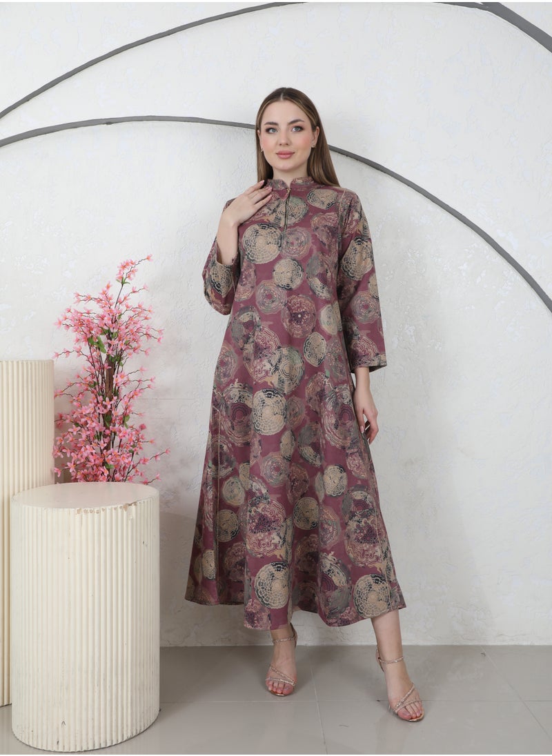 Bint Al Bilad Bint al Bilad Ready-to-Wear Winter Jalabiya - Elegant Shamara Design | Comfortable Casual winter jalabiya for Party Wear  - Image 2