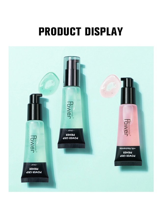 ibcccndc - Pore Primer Pre Makeup Gel, Power Grip Primer, Pore Shrink Cream Isolation Concealer Cream Invisible Pore, Even Skin Tone Lasting Hydrating for All Skin (Pink) - Image 1