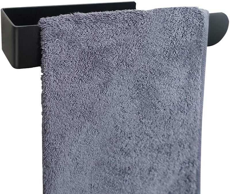INDIAN DECOR INDIAN DECOR 22430 Handy Towel Rack Towel Holder Dishcloth Holder Stand Cleaning Cloth Drying Rags Organizer MultiPurpose Kitchen Bathroom Rack Stand Socks Hanger Black Made in India - Image 1