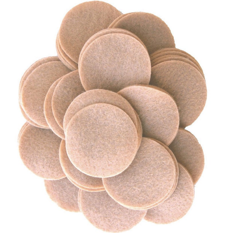 Playfully Ever After Playfully Ever After Camel Brown Craft Felt Circles 3 Inch  30pc