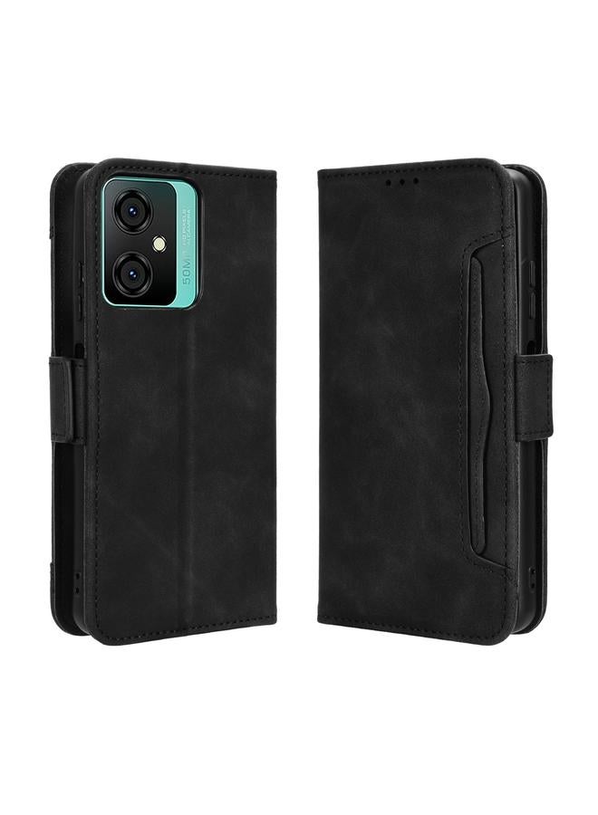 S-TOP Case For Blackview Oscal C70 Skin Feel Calf Texture Card Slots Leather Phone Case - Image 2