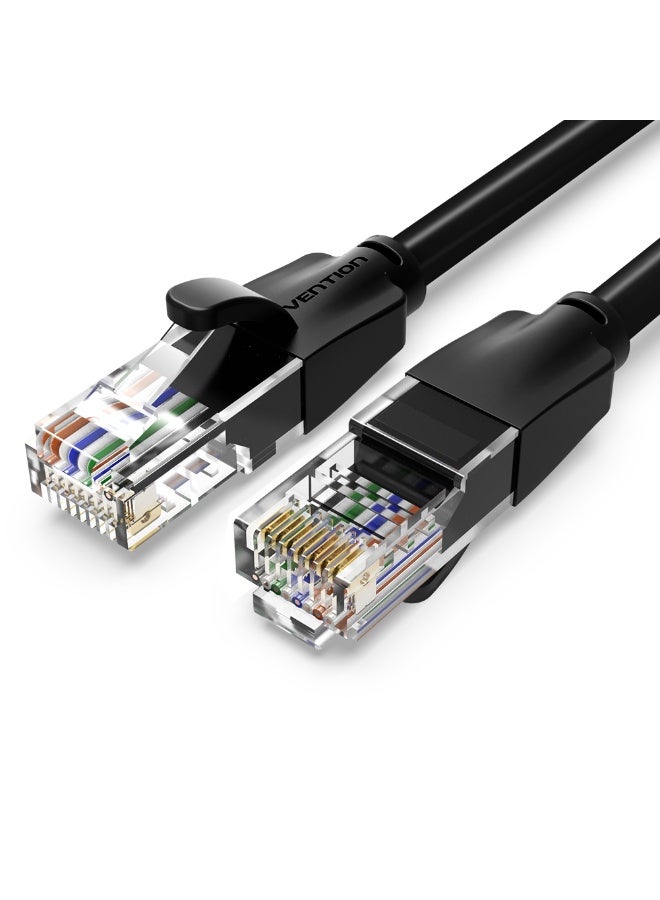 VENTION Cat.6 UTP Patch Cable 1M Black Model - Image 1