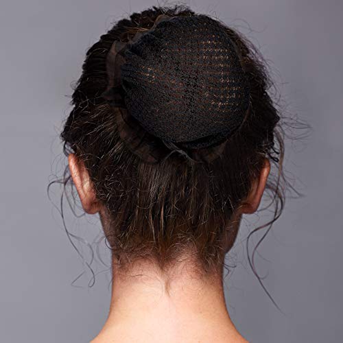 Waydress 8 Pcs Ballet Hair Net Bun Cover Invisible Elastic Edge Mesh Hair Nets Mesh Hairs Bun Set for Women Dance Accessories(Classic Style) - Image 2