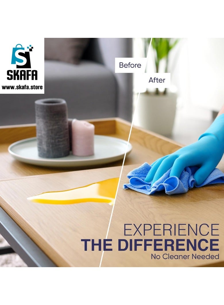 SKAFA Microfiber Cleaning Cloth  12 Pcs | 30 X 30 CM Ultra Absorbent Towels | Premium Microfiber Towels for House, Kitchen, Windows, Cars & More (Blue) - Image 5