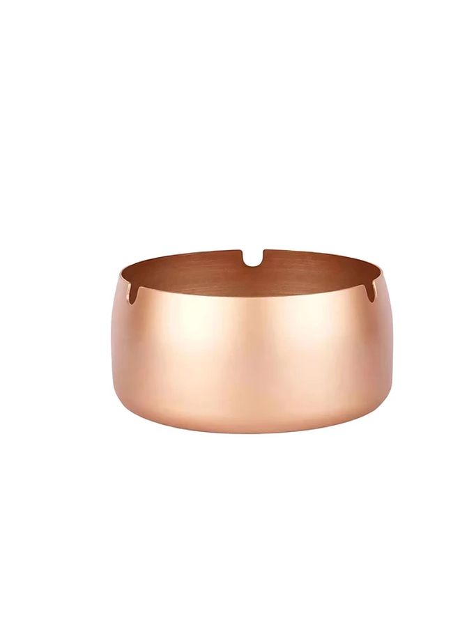 Silvery Stainless Steel Windproof Ashtray Thickened Creative Stylish For Indoor Outdoor - Image 3