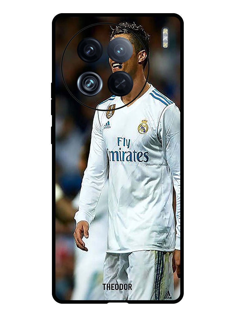 Theodor غطاء واقي مضاد للخدش ومقاوم للصدمات لجهاز Vivo X90 Pro رونالدو مبتسم - Image 1