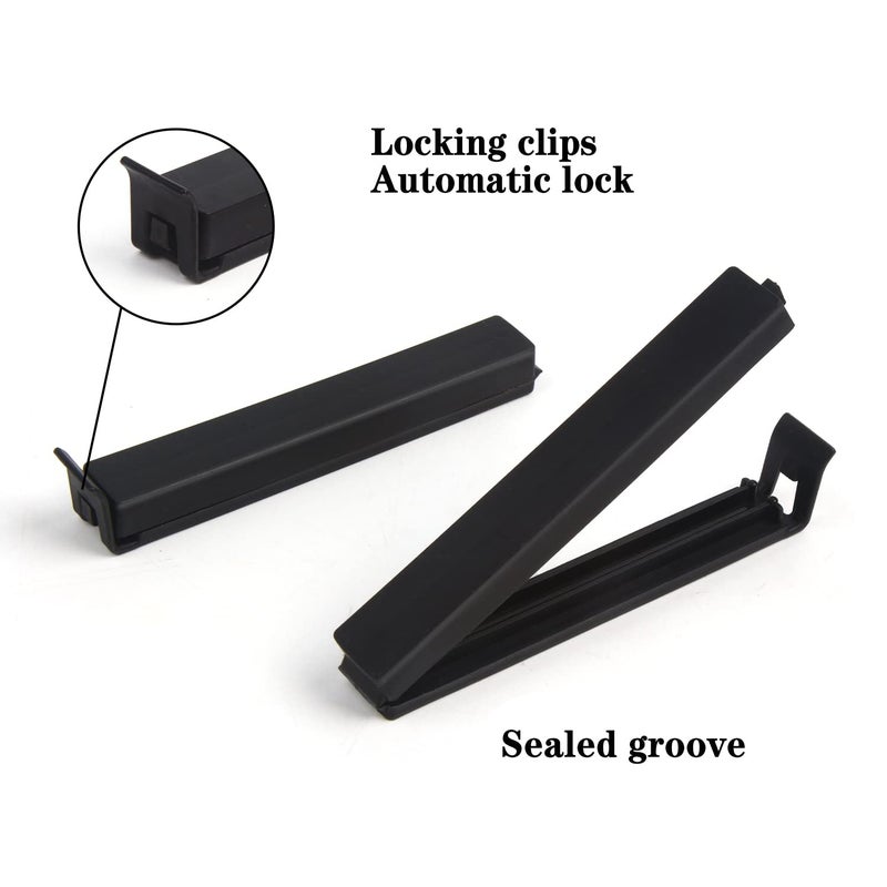DIYASY Food Bag Clips,30 Pack Plastic Snack Sealing Clip for Food Storage & Packages Assorted Sizes - Image 3