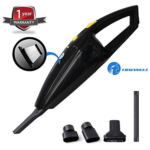 TIREWELL TW-9001 Multi-Function Car Vacuum Cleaner Wet & Dry Portable Handheld Car Vacuum Cleaning with HEPA Filter (150W) - Image 2
