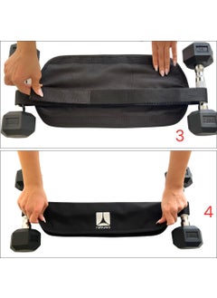 Rebuwo Hip Thrust Belt, Hip Thrust Belt Multi-Purpose Fitness Belt For Hip Thrust  - Image 4