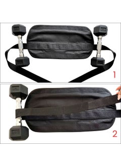 Rebuwo Hip Thrust Belt, Hip Thrust Belt Multi-Purpose Fitness Belt For Hip Thrust  - Image 3