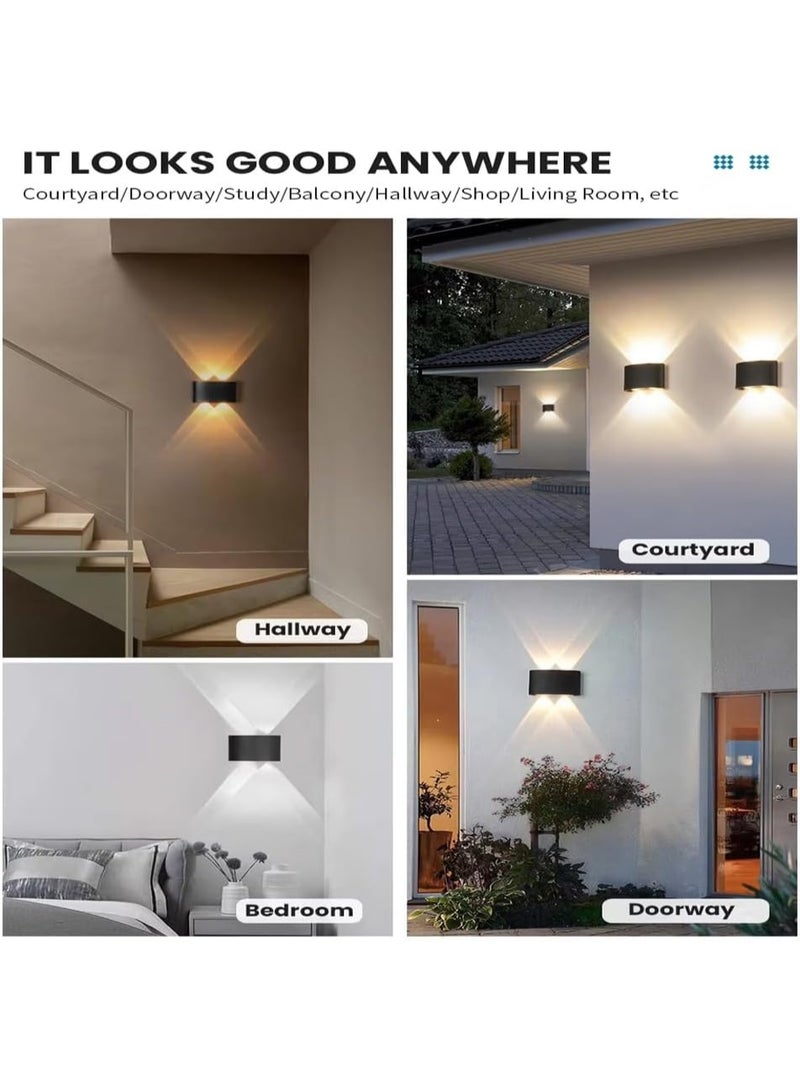 PRIME SOLE Modern LED Wall Light Up Down Indoor Outdoor Decorative Wall Lamp Waterproof Wall Sconce Energy Saving Lighting Fixture for Living Room Bedroom Hallway Garden Exterior Lighting - Image 5