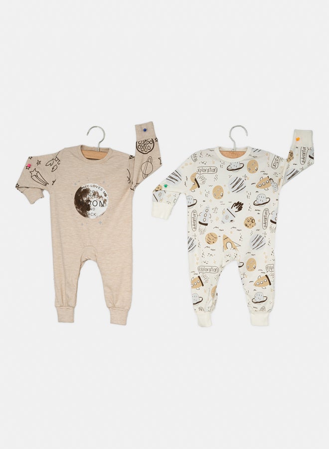 JOCKEY Baby Boy Space Boy Printed Summer Cotton Onsie