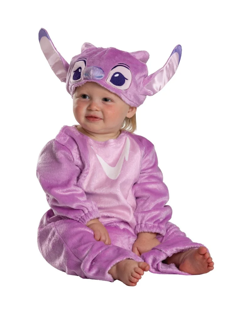 Party Centre Party Centre Lilo & Stitch Angel Deluxe Toddler Costume, Official Girls' Dress-Up Outfit