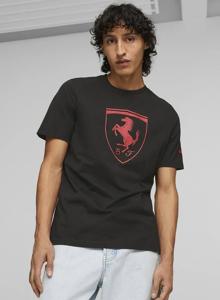 Scuderia Ferrari Scuderia Ferrari Race Tonal Big Shield T-Shirt for Men