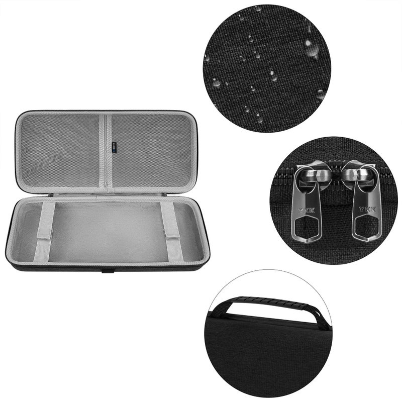 GEEKRIA 75% 84-Key Gaming Keyboard Case, Hard Shell Travel Carrying Bag, Compatible with Keychron K2 / K2 HE, Logitech POP Keys/MX Mechanical Mini, Aula F75 Pro / F75 75% (Extra Space) - Image 2
