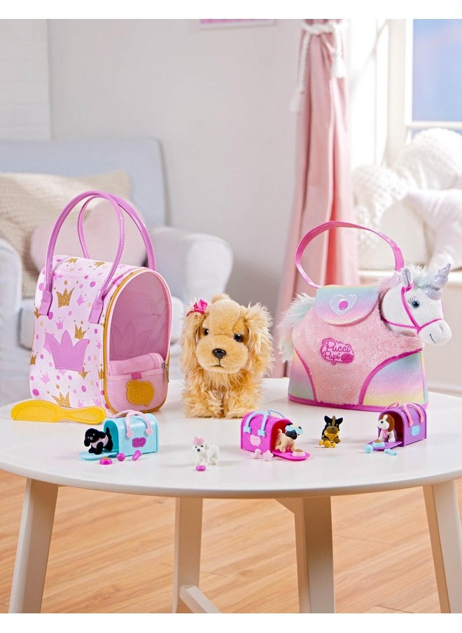 Pucci Pups Pucci Pups - Plush Unicorn - Stuffed Animal - Carrier Bag - Comb & Bottle - Kids 3 Years +  - Image 3