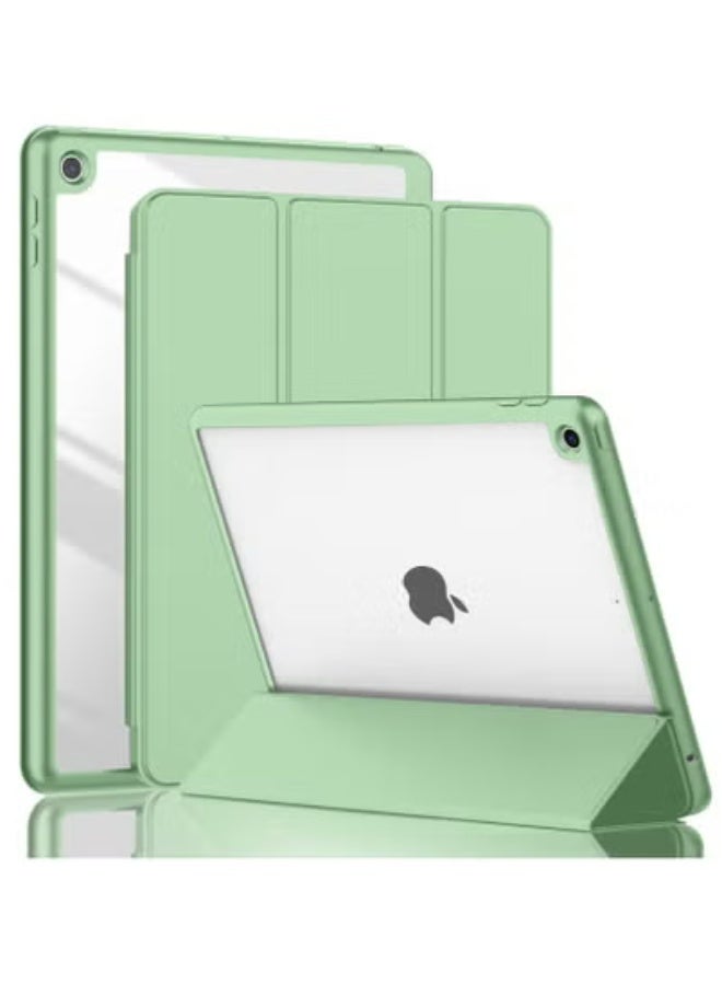 TIGER iPad 10.2-Inch Case for 9th/8th/7th Generation – Slim Sea Green Smart Cover with Apple Pencil Holder, Auto Wake/Sleep Function & Shockproof Transparent Back | Lightweight Folding Stand Case for iPad 2021/2020/2019 | Stylish Protective Design for Daily Use - Image 1