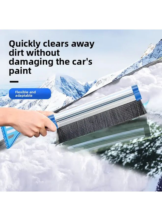 Multifunctional Retractable Snow Shovel Aluminum Alloy Telescopic Car Cleaning Tool ABS Plastic Handle - Image 5