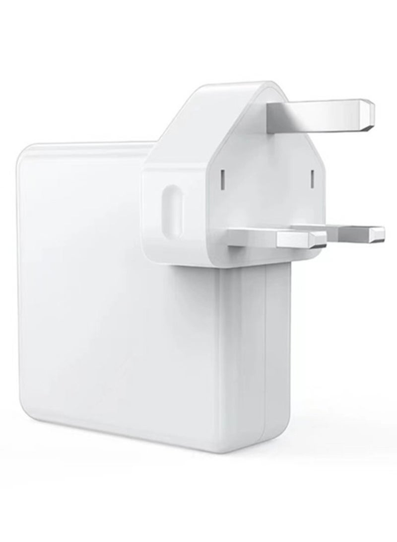 شاحن سريع بديل PD 118 وات من النوع C لجهاز Macbook Pro/Macbook Air مع كابل USB C بطول 2 متر، محول طاقة متوافق مع أجهزة Apple iPad وMacBook Series وHuawei Matebook Series وiPhone 15 وiPhone 16 Series وSamsung Galaxy S23 وS24 Series بواجهة Type C - Image 3