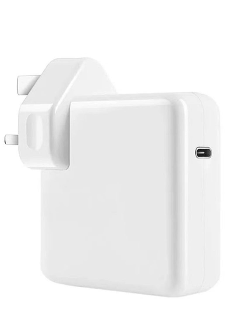 شاحن سريع بديل PD 118 وات من النوع C لجهاز Macbook Pro/Macbook Air مع كابل USB C بطول 2 متر، محول طاقة متوافق مع أجهزة Apple iPad وMacBook Series وHuawei Matebook Series وiPhone 15 وiPhone 16 Series وSamsung Galaxy S23 وS24 Series بواجهة Type C - Image 2
