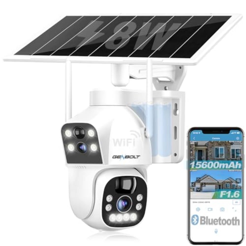 جينيريك Ginbolt Solar Powered Wireless Outdoor Security Camera 8W