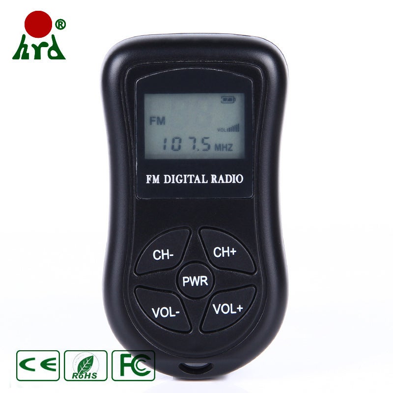 Portable DSP Stereo Receiver for Meetings Black